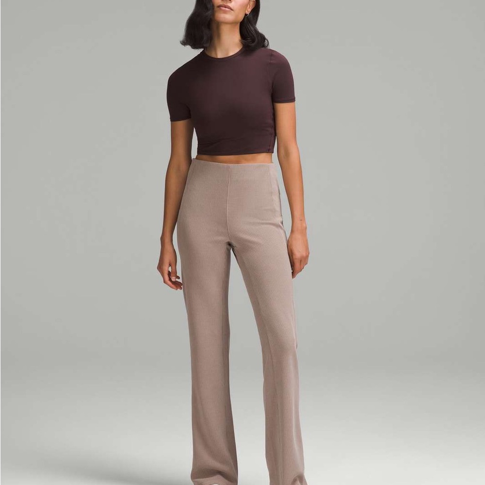 Lululemon soft steam ribbed pants